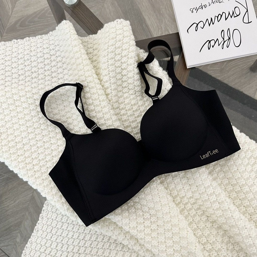 【B028】手掌杯·聚拢·无痕内衣 【热门款】 Comfy 2.5cm Thickness Extra Push Up Bra