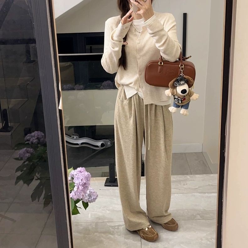 【T242】糯米机场裤 Comfy Cotton Wide Leg Pants