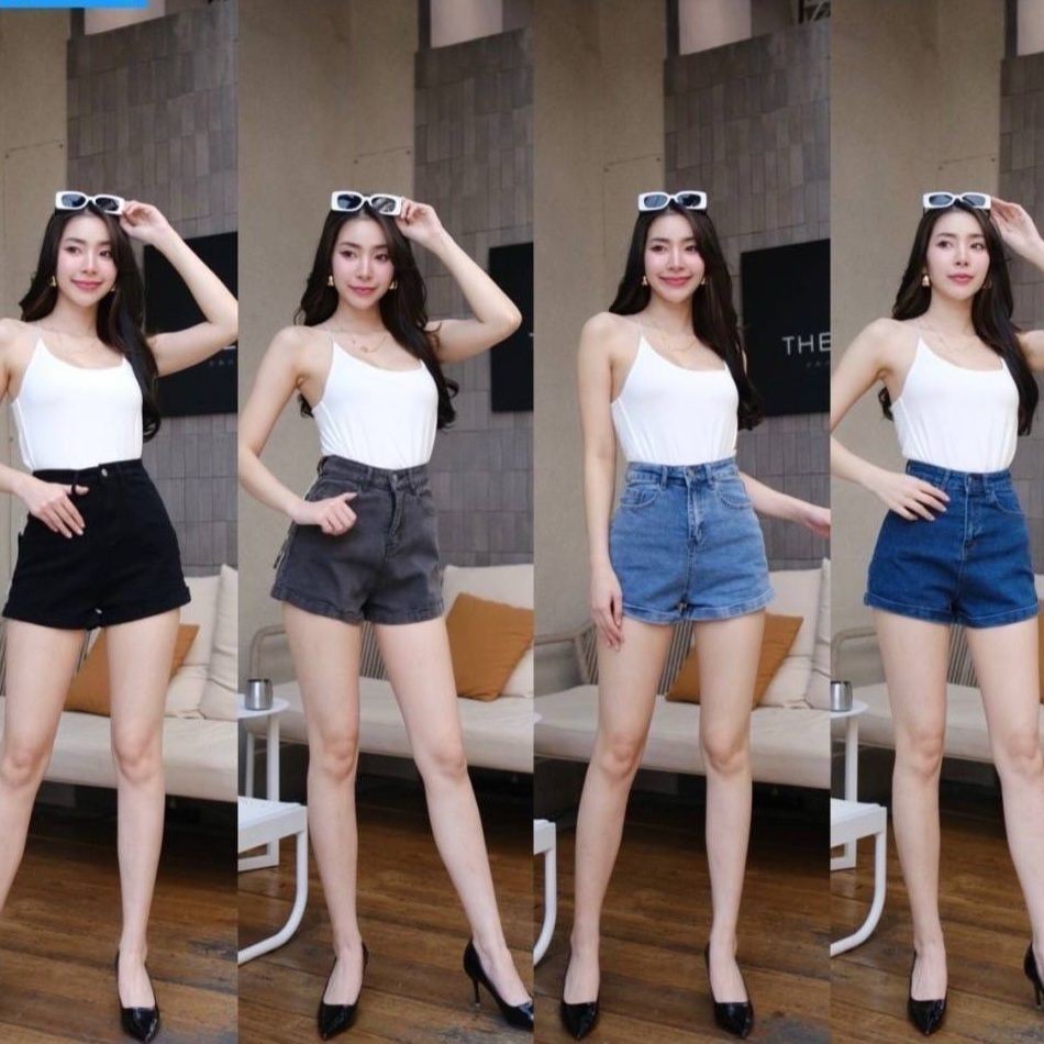 【T075】A字牛仔短裤 Soft Jeans Short 梨型身材必备牛仔裤
