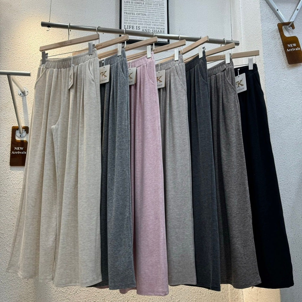 【T242】糯米机场裤 Comfy Cotton Wide Leg Pants