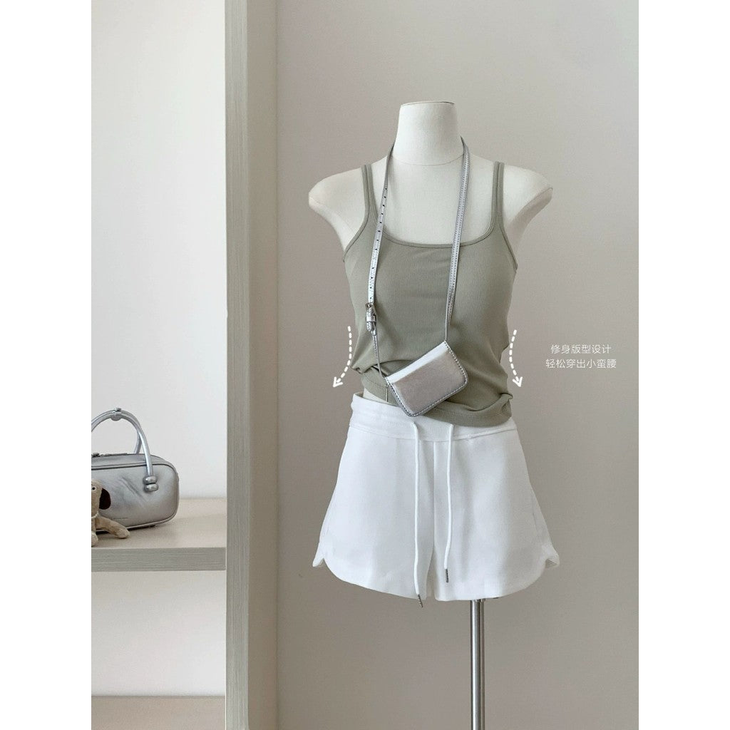 【BT045】多好评！Easy Match Basic Camisole-自带胸垫
