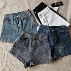 【T075】A字牛仔短裤 Soft Jeans Short 梨型身材必备牛仔裤