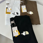 【T846】100% Cotton North Face 宽松纯棉T恤上衣