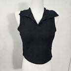 【T269】Casual Collar Singlet 简约螺纹软背心