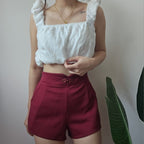 【T280】 中国结旗袍太空棉短裤 Cheongsam Style Short Pants