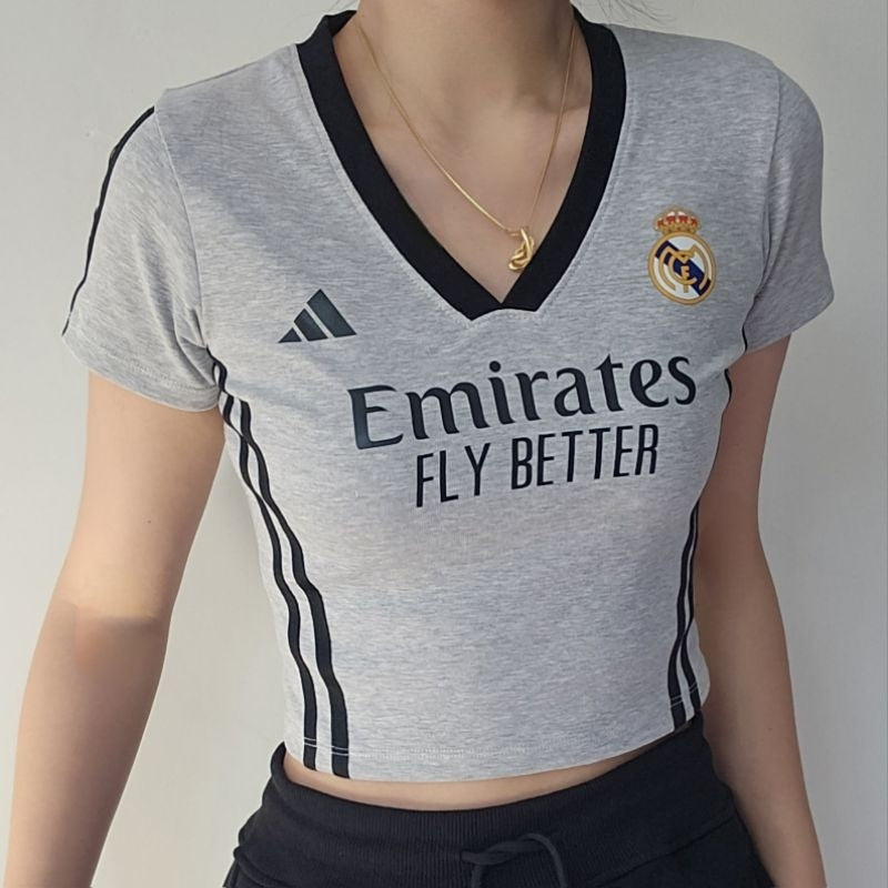 【T277】 Nomto Sporty Crop Top紧身款女T恤
